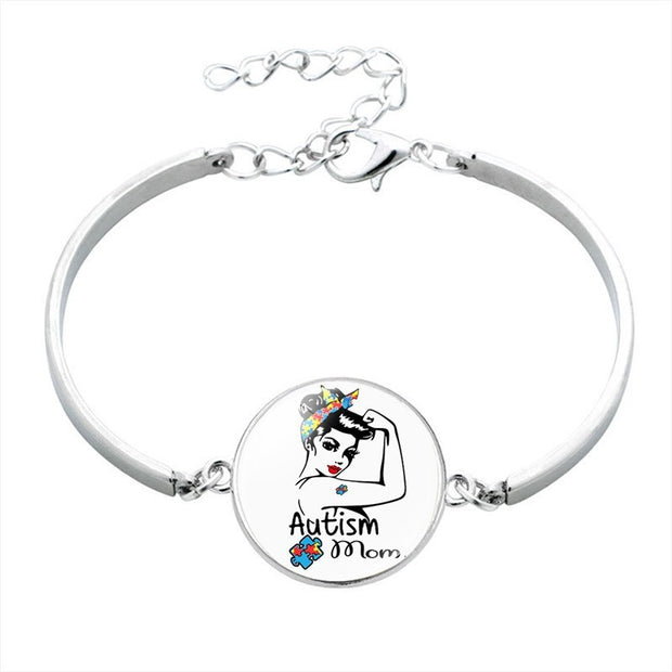 Simple Fashion Puzzle Time Gem Bracelet Jewelry