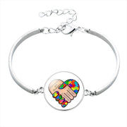 Simple Fashion Puzzle Time Gem Bracelet Jewelry